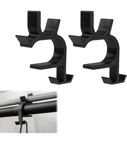 Amazon.com : 2 Pack Barbell and Accessories Holder Compatible with